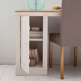 Pracovný stôl s doskou z borovicového dreva 50x140 cm Anita – Støraa