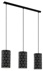 Moderné svietidlo EGLO HL/3 E27 Black Ramon 1 98353