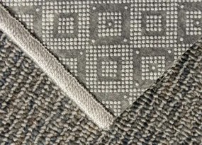 Koberce Breno Behúň GATE 05/PFS, šíře role 67 cm, hnedá, viacfarebná