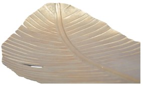 Dekorácia v zlatej farbe Mauro Ferretti Leaf, 55,5 × 18 cm