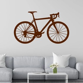 Veselá Stena Samolepka Bicykel Farba: hnědá, Veľkosť: 60 x 35 cm