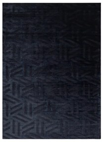 Koberec PEARL 51326E geometrický / štrukturálny, čierny