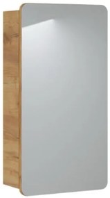 Zostava kúpeľňového nábytku BÁRA 40 cm s vysokou skrinkou vr. zápustného keramického umývadla