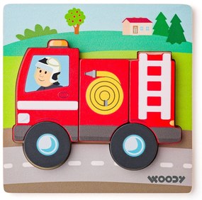 Woody Puzzle Baby Hasič