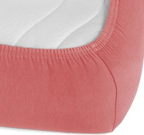 Detské jersey napínacie prestieradlo do postieľky JR-001 Koralové 60 x 120 x 10 cm - do postieľky