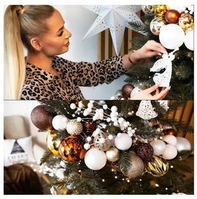 Umelý 3D vianočný stromček BOROVICA zelená 250 cm