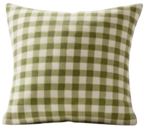 Mikroplyšová obliečka na vankúšik KELVIO 45x45 cm, zelená