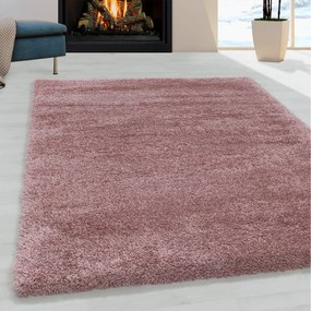 Ayyildiz koberce Kusový koberec Fluffy Shaggy 3500 rose - 240x340 cm