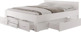 Postel Iwetta 180x200 cm, biela