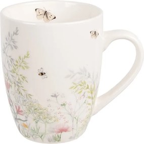 Hrnček s lúčnymi kvetmi Wildflower Fields - 12*8*10 cm / 350 ml