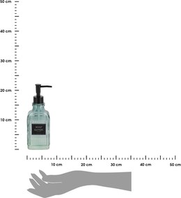 Dávkovač mydla Savon, modrá/s čiernymi prvkami, 500 ml