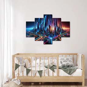 Obraz - Mesto budúcnosti (150x105 cm)