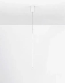 Minimalisticky luster na lanku Stilvi Biela