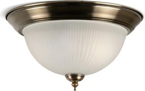 Brilagi - Stropné svietidlo FRESCO 2xE27/40W/230V priemer 28 cm mosadz