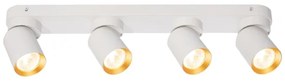 Bodové svietidlo ANDY 4xGU10/8W/230V biela/zlatá