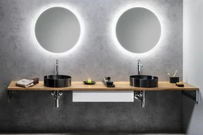 Sapho Sapho, VISO guľaté zrkadlo s LED osvetlením, ø 90cm, VS090