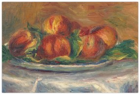 Obraz - Auguste Renoir, Peaches on a  Plate, reprodukcia (90x60 cm)