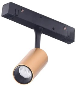 LED svietidlo do lišty Alfa Nikki Track Magnetic 3W 3000K zlaté/Bk