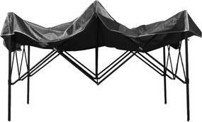 GARDEN LINE Nožnicový stan 3×3 m NAM9031 – záhradný a komerčný pavilón, sivý