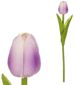Autronic - Tulipán, barva fialová. Květina umělá pěnová. Cena za 1ks. - KN5112 PUR2