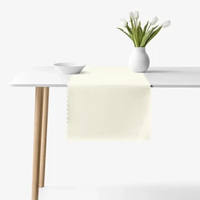 Goldea behúň na stôl teflónový - smotanový 35x120 cm