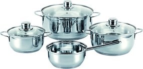 Sada hrncov Blue Berry (7 dielov), nerezová oceľ