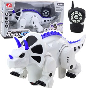 LEAN Toys Inteligentný robot dinosaurus RC na diaľkové ovládanie Triceratops