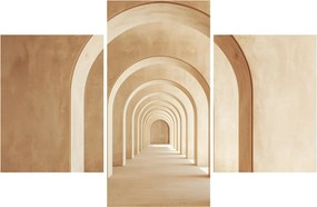 Obraz - Béžový priechod (90x60 cm)