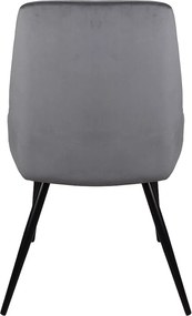 SI Stolička Cobe Velvet sivý