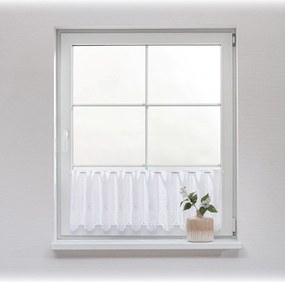 Vitrážková záclonka žakárová Floral výška 40 cm na metre
