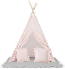 Detský stan típí Nukido NK-406 - svetloružový