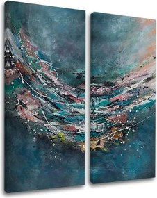 Obraz na plátne ABSTRAKT 2 dielny XOBCHAB042