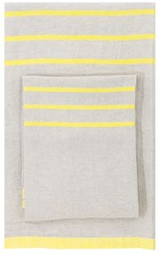 Ľanový uterák Usva, ľan-žltý, Rozmery  48x70 cm