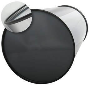 Taupe dotykový oceľový odpadkový kôš 30 l – MSV