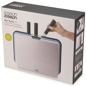 Súprava 3 dosiek a nožov so stojanom Joseph Joseph Nest Plus