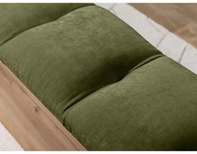 Lavica v zelenej a prírodnej farbe Kumo - Bobochic Paris