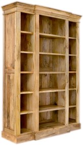 furniture-nabytek.cz - Policová knižnica 140x200x45 z masívu mango