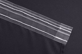Záves OXFORD LIGHT 140x250 cm, tmavosivý Zavesenie: Riasiaca páska