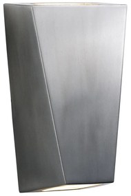 Searchlight - LED Vonkajšie nástenné svietidlo OUT 2xGU10/3W/230V IP44 strieborná SR0212