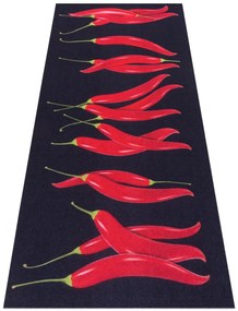 Hanse Home, Behúň Cook & Clean 105727 Black Red, 50x150, červená, kuchyňa