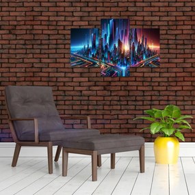 Obraz - Mesto budúcnosti (90x60 cm)