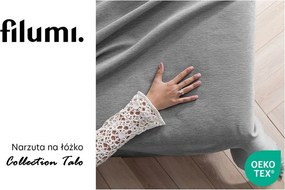 Sivý pléd zo ženilky 220x240 cm Talo – Filumi