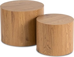 PROXIMA.store - Moderná zostava stolíkov LEILA FARBA: dub