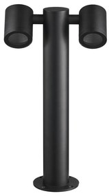 Vonkajšia lampa KETTO 2xGU10/60W/230V IP44 čierna