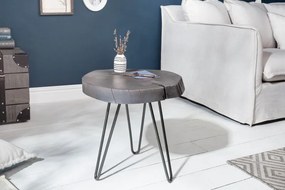 Odkladací stolík Goa o43 cm, sivý
