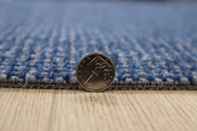 Betap, AKCIA: 165x400 cm Metrážny koberec Lion 81, šíře, modrá, ab (mriežka), chodba / predsieň