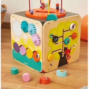 Janod - Interaktívna kocka s labyrintom MULTI ACTIVITY