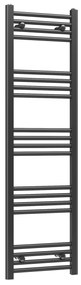 Erga Basic, vykurovacie teleso 1400x400 mm, 464 W, čierna, ERG-LAV-BASIC-14040-BK