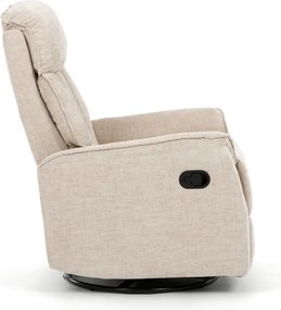 Polohovacie kreslo béžové TV-H9327 CRM2