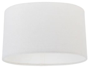 Oválny tienidlo z ľanu biele 25/16/15